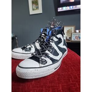 Chuck taylor gortex , size 10.5, black and white sneakers